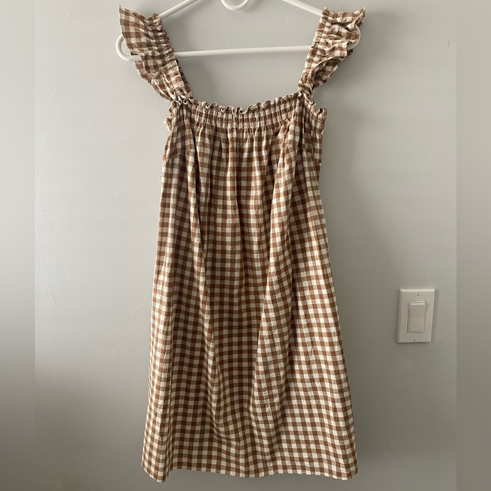 Petal and Pup 100% Cotton Gingham Dress Size 8
